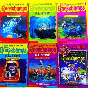 TALES to Give You GOOSEBUMPS Paperbacks You Choose the Scare! R.L Stine&#39;s Retro Books, Kids Horror, Throwback, 90s