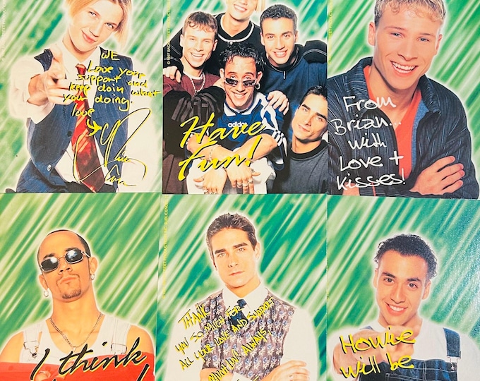 Backstreet Boys Six Group 4x6 Photos 1998 Lot of 6