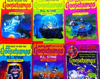 Tales to Give You Goosebumps Collection: Spooky Stories by R.L. Stine, Choose Your Book