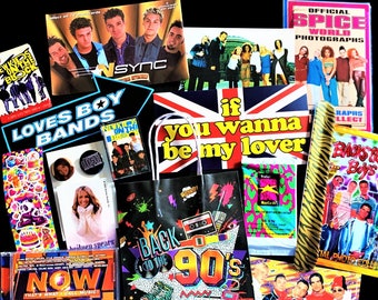 Mysterieuze muziekbox uit de jaren 90! NSYNC, Britney Spears, BSB, Nostalgisch cadeau, Verjaardagsdozen, 90's fan, Boy Bands