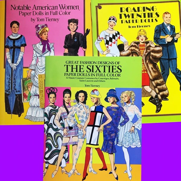 Paper Doll Books Etsy