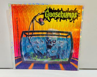 Goosebumps 1995 Sticker, 4x4 Holograph