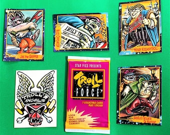 Troll Force 1992 Trading Card Sealed Pack