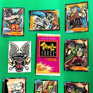 Troll Force 1992 Trading Card Sealed Pack