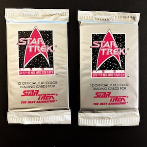 Star Trek 25th Anniversary Trading Card Pack (1 Pack of 12 Cards)