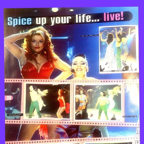 Spice Girls #211 to 230 Movie Stickers - Choose a Sticker