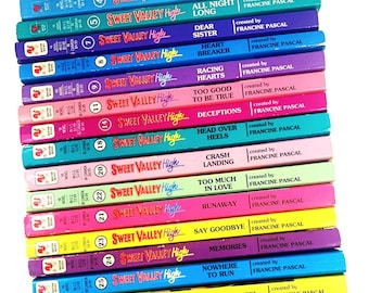 Sweet Valley High books with Color Spine Paperback, Choose a book
