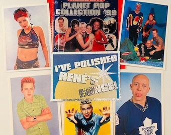 Aqua 1999 Six Stickers with Empty Smash Wrapper