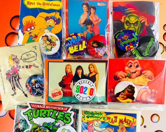 90s themes Pinback buttons (Choose Your Faves) 90s pins, 90s party, Pinback Buttons