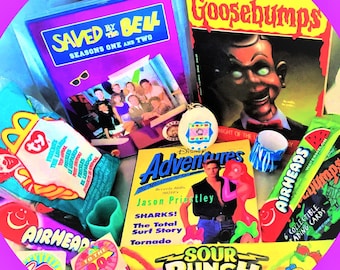 KLEINE mysteriebox uit de jaren 90! Nostalgische cadeaus, Y2K, Verjaardagsdozen, Geschenken uit de jaren 90, Mystery box, Fan uit de jaren 90, Vintage speelgoed, Retro