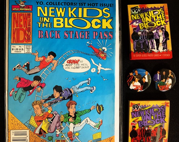 NKOTB (Nostalgia Gift Set) Comic Book Sealed 1991 Issue