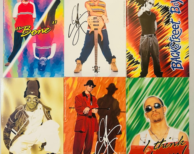 AJ McLean Backstreet Boys Six 4x6 BSB Photos 1998 Lot of 6