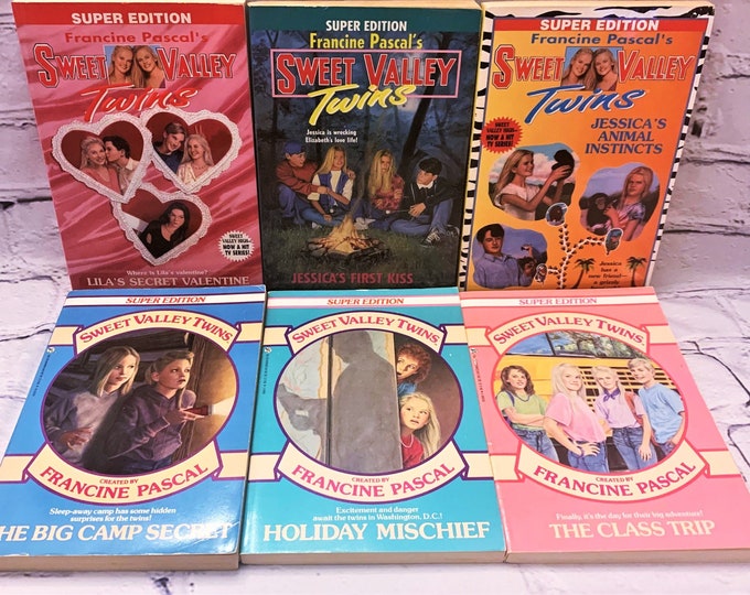 SWEET VALLEY TWINS Super Editions (Build a Matching Book Set) Choose Book by Francine Pascal 80s 90s Young Adult Novels Fiction