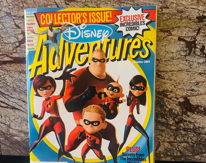 The Incredibles 2004 Disney Adventures Magazine, Collector's Issue