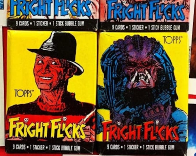 1988 Fright Flicks - One Wax Pack (1988) Choose Your Pack