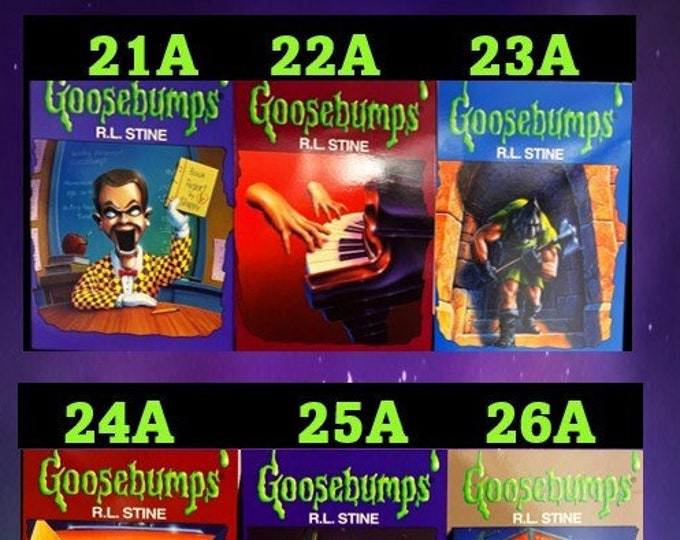 Goosebumps Postcards - Choose Your Favorite 90's Cover