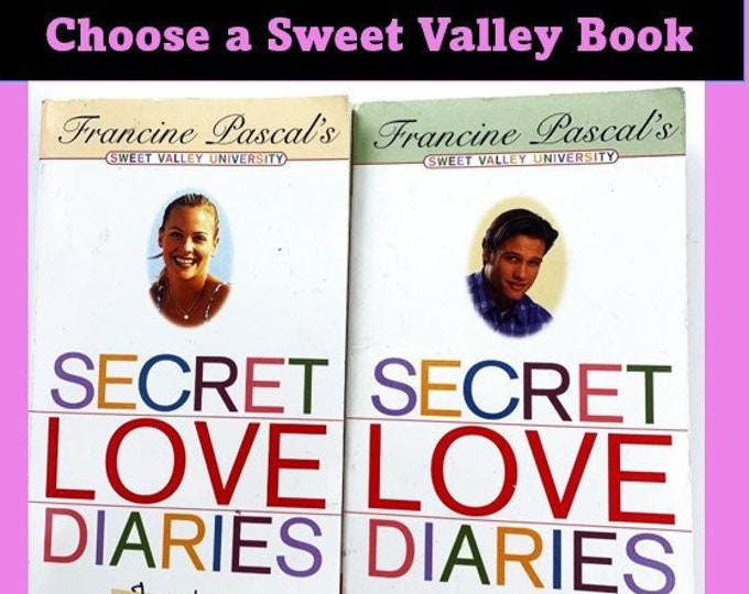 Secret Love Diaries Collection - Choose a Sweet Valley Book