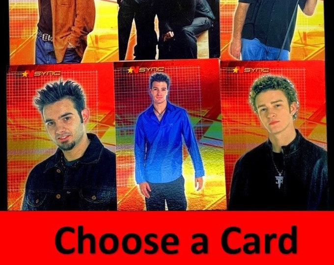 NSYNC Single Card Hologram, Stocking Stuffers, NSYNC, Justin Timberlake, Choose a Card