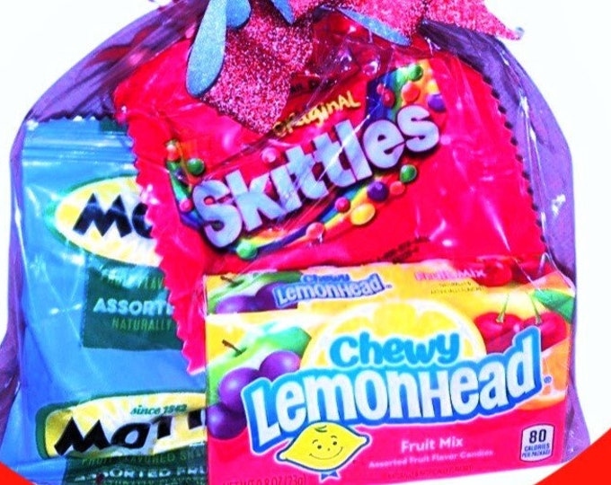 Fruit Medley Treat Bag (Sweet Treat, Goodie Bag, 90's Inspired, Candy Bag, Treat Bag, Birthday gift, Sour Candy Flavors)