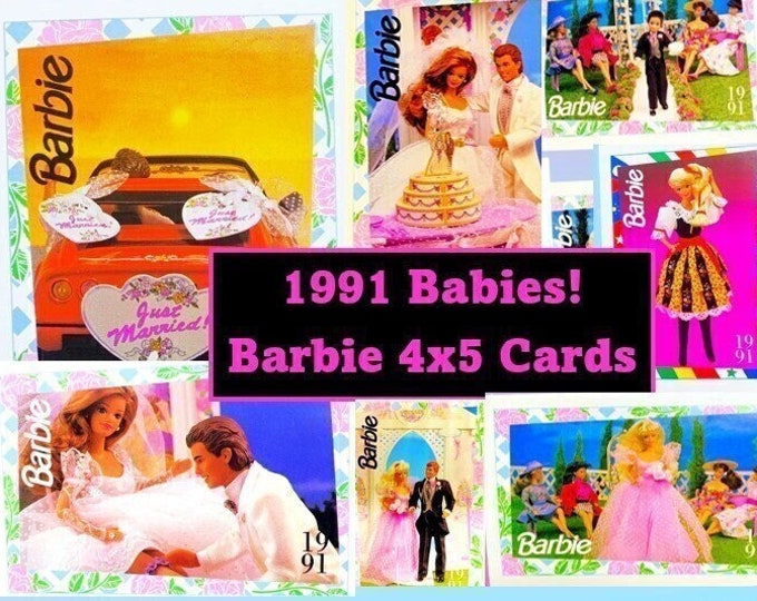 Barbie 1991 Fashion Cards (1990/91) 4 by 5 inch