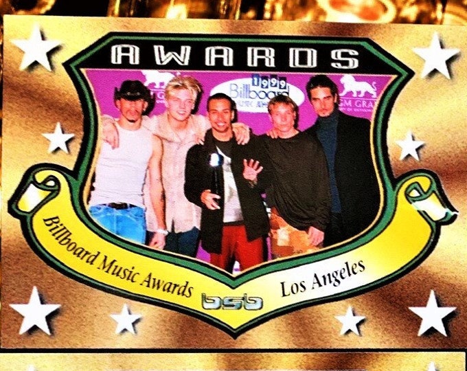 BSB Awards Cards (Choose a Backstreet Boys Trading Card)