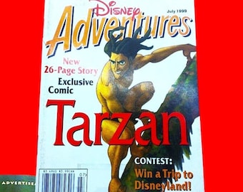 Tarzan 1999 Disney Adventures Magazine