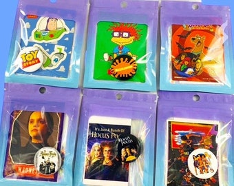 90's Buttons - Pick Your Favorites (1.25 inch) Party Favors, 90s Gifts