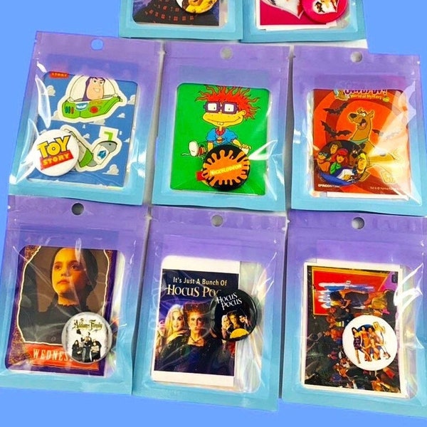 90's Buttons - Pick Your Favorites (1.25 inch) Party Favors, 90s Gifts