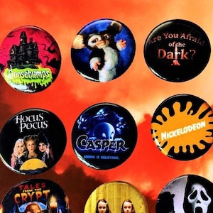 90s Style Buttons, Choose One Pinback button, 90s gift ideas, y2k, 90s pins, Scream