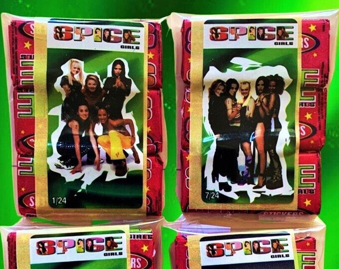 Spice Girls (12 Gum Pieces and 4 Spice Stickers)