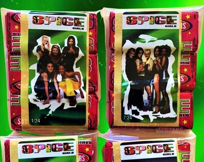 Spice Girls (12 Gum Pieces and 4 Spice Stickers)