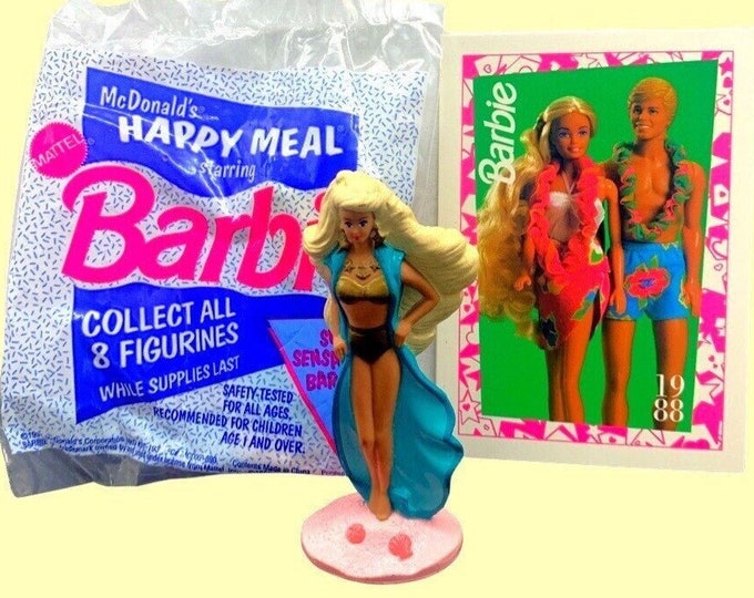 Sun Barbie with 1988 Barbie Fashion Card