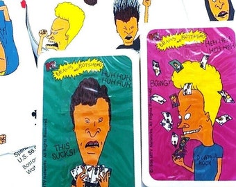 Beavis and Butthead Card deck (1996), MTV, Retro Gifts, 90s toys