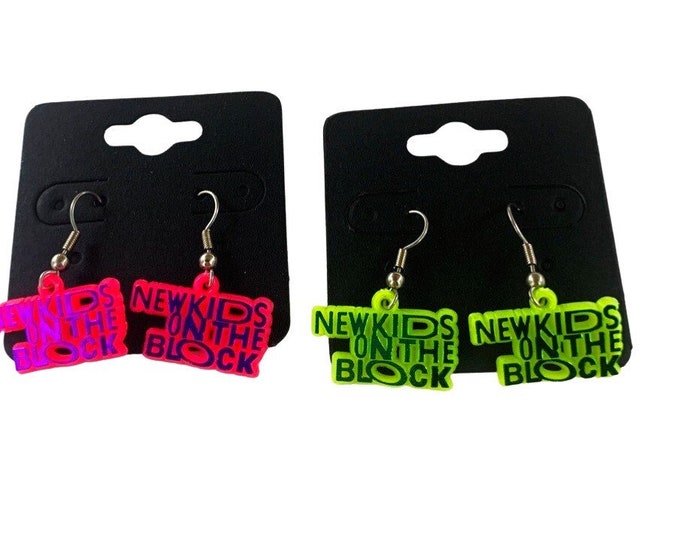 New Kids Earrings - Choose Pair - New Kids on the Block