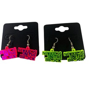 New Kids Earrings - Choose Pair - New Kids on the Block