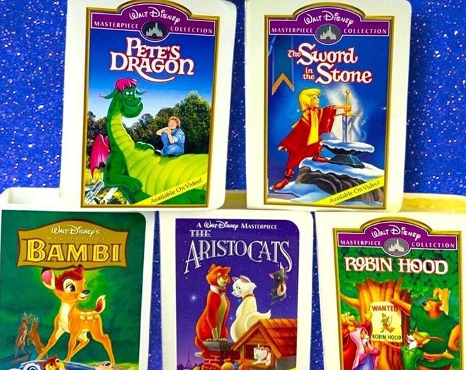 Disney Figures with Mini VHS Case - Choose One