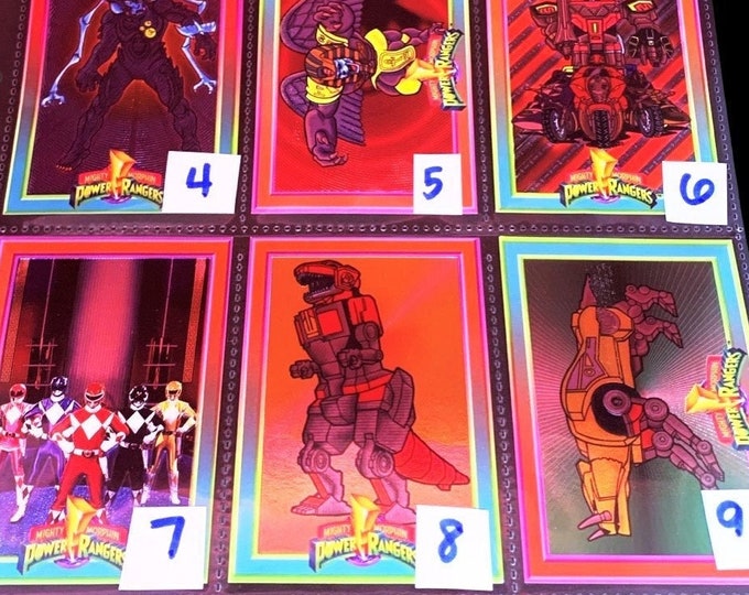 Power Rangers Saban (1994) Foil Trading Cards - Choose One