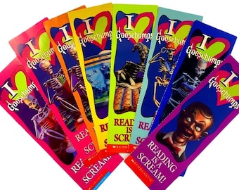 Goosebumps Bookmarks 90s- Choose a Color
