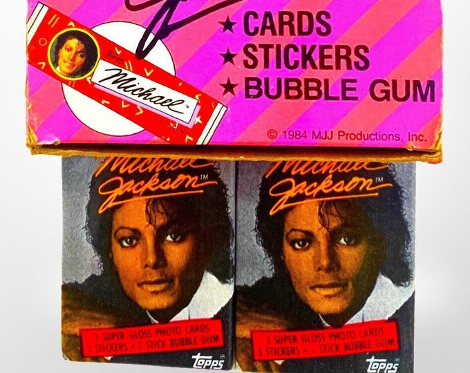 Michael Jackson ONE Wax Trading Card Pack 1984 Topps