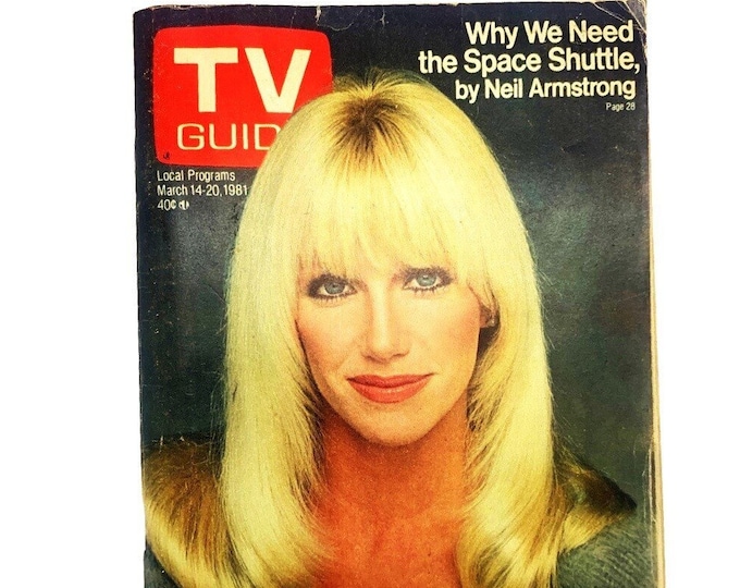 TV Guide 1981 Preowned, Suzanne Somers, Nostalgia