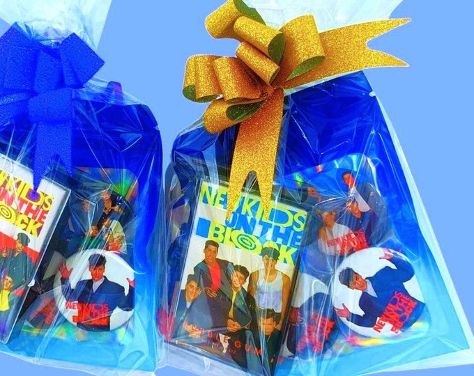 Create NKOTB Treat Bag w/Gum Cassette, New Kids on the Block