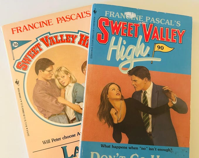 Reserved Listing - Sweet Valley High books #90 and #36