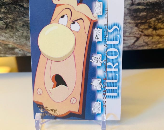 Alice in Wonderland Doorknob 2003 Disney Treasures Trading Card