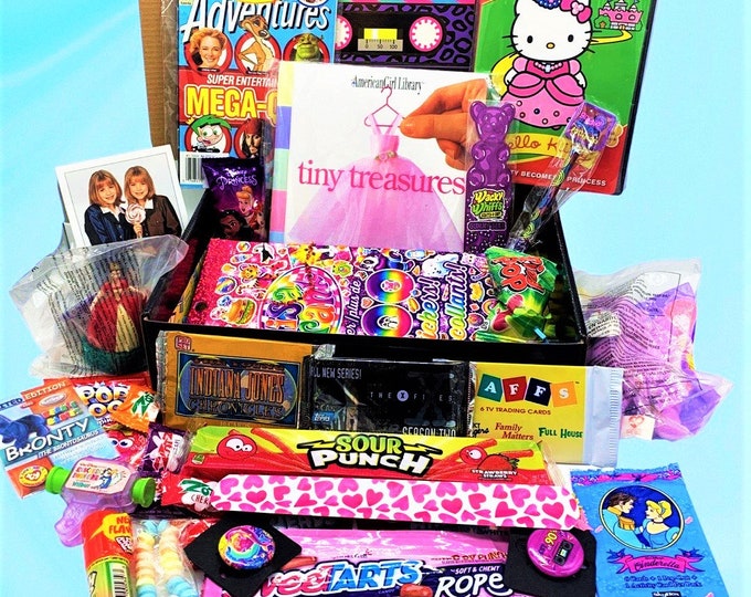 LARGE 90's Mystery Box! Nostalgic gifts, Y2K, Birthday boxes, 90s gifts, Mystery box, 90's fan, Vintage toys, Retro