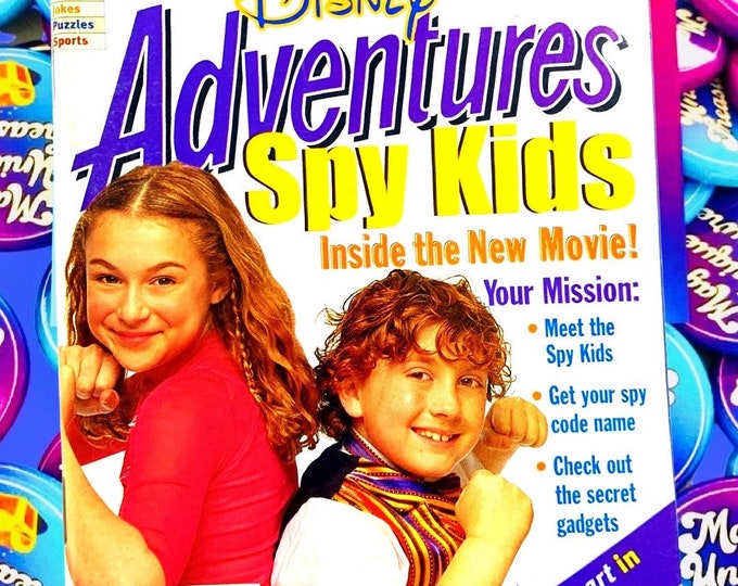 Spy Kids 2001 Disney Adventures Magazine