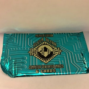 Fleer Ultra Pack Reboot 1995 - One Sealed Trading Card Pack, Stocking Stuffer