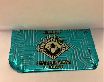 Fleer Ultra Pack Reboot 1995 - One Sealed Trading Card Pack, Stocking Stuffer