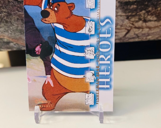 Bedknobs & Broomsticks, Fisherman Bear 2003 Disney Treasures Trading Card