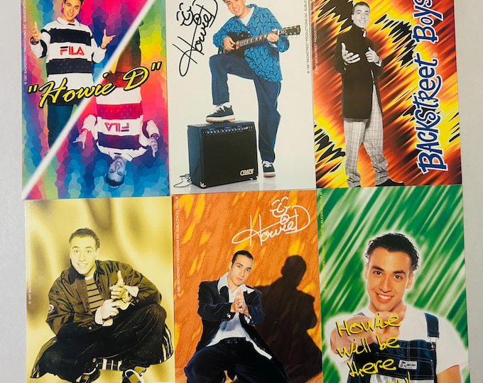 Howie Dorough Backstreet Boys Six 4x6 BSB Photos 1998 Lot of 6