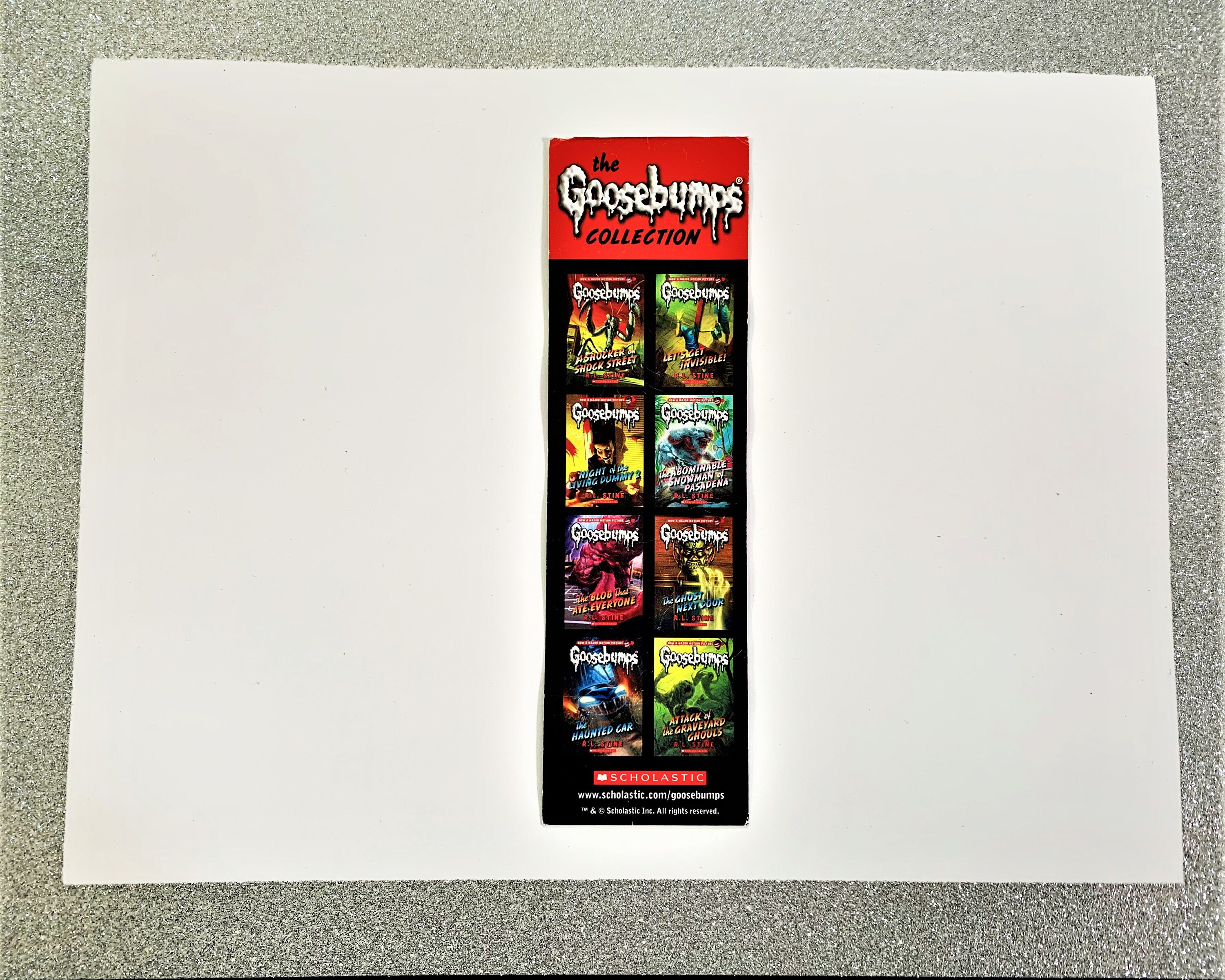 Authentic Goosebumps Scholastic Bookmark | Etsy
